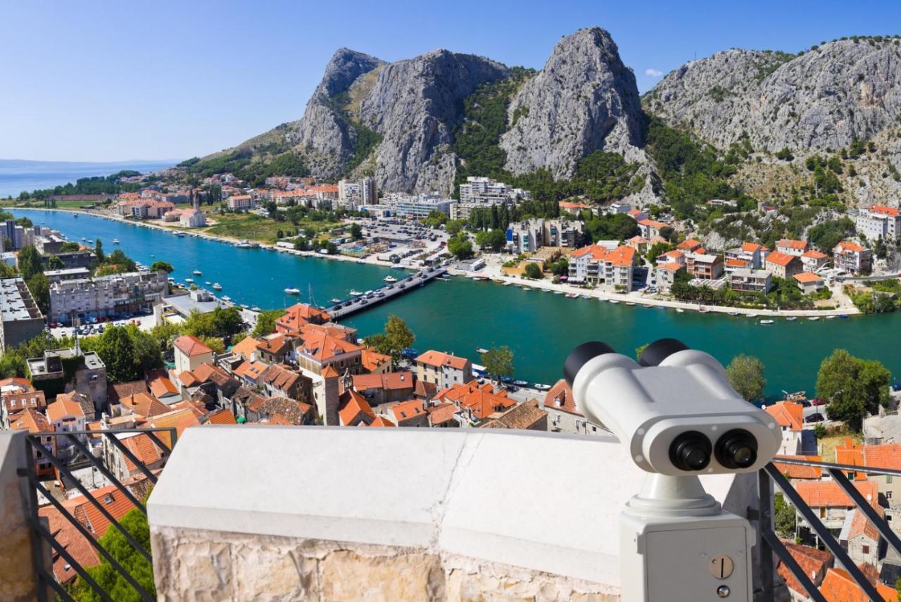 Apartment In Omis With Sea View, Balcony, Air Conditioning, Wi-Fi Exterior foto